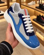 Prada America's Cup Blue & Silver Trainers
