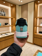 Nike Air Force 1 Low Turquoise & Black Trainers