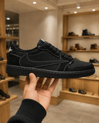 Travis Scott x Air Jordan 1 Low OG “Black Phantom” Trainers