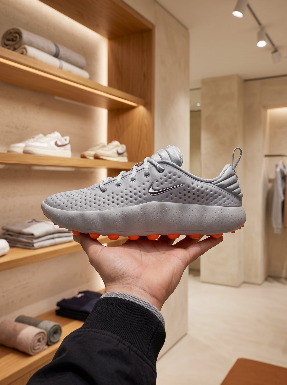 Women’s Nike Mind 002 Light Smoke Grey & Photon Dust Trainers