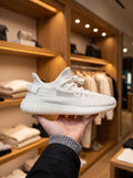 adidas Yeezy Boost 350 V2 Bone Ivory Knit Sneakers