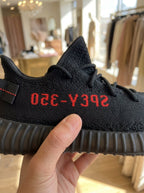 adidas YEEZY BOOST 350 V2 Black & Red Trainers