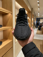 adidas Yeezy Boost 350 V2 Onyx Black Knit Sneakers