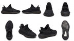 adidas Yeezy Boost 350 V2 Onyx Black Knit Sneakers