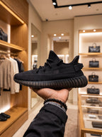 adidas Yeezy Boost 350 V2 Onyx Black Knit Sneakers
