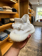 adidas Yeezy Boost 350 V2 Triple White Knit Sneakers