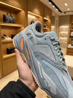 adidas YEEZY 700 Inertia Grey & Orange Trainers