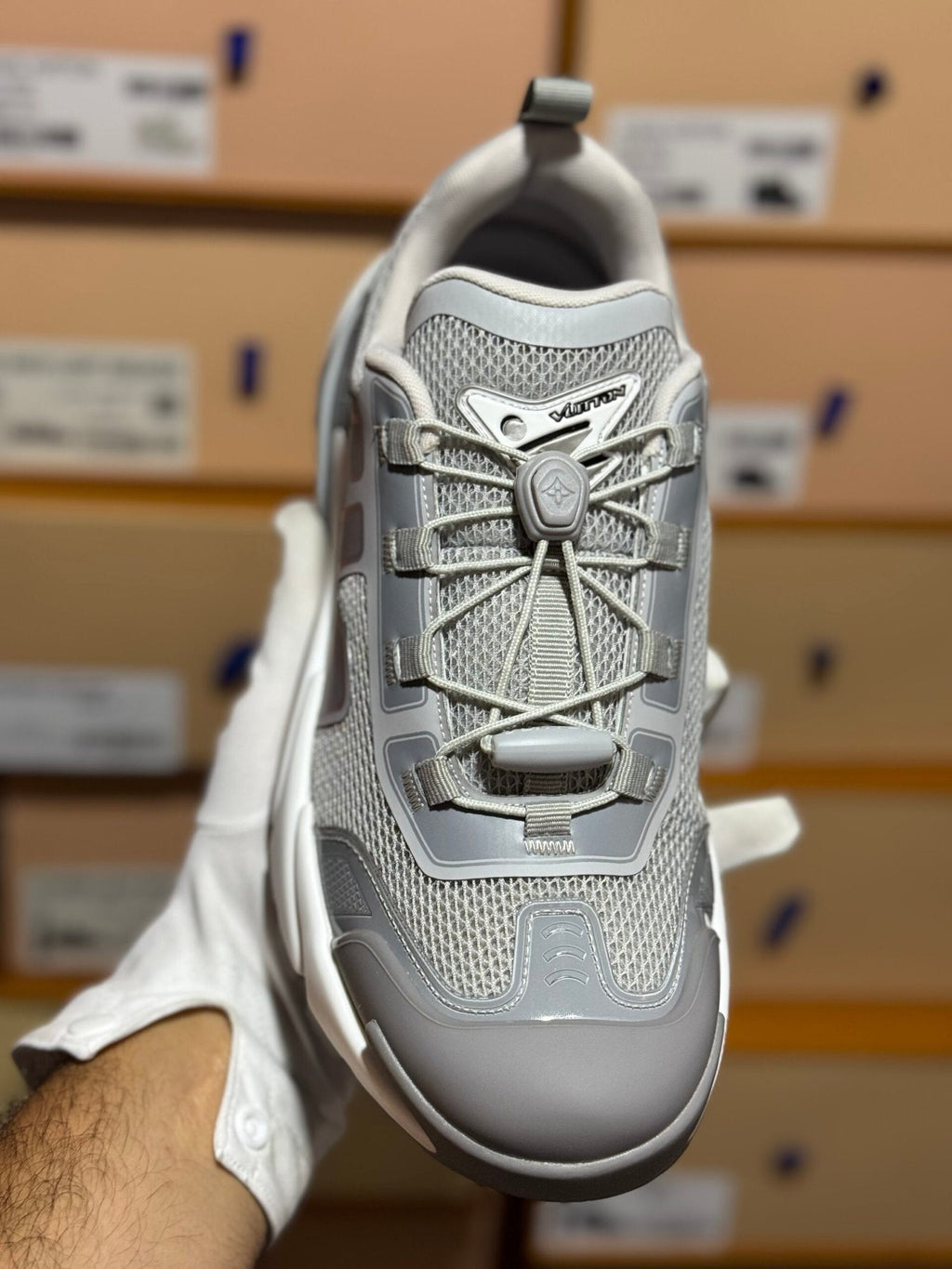 Louis Vuitton LV Runner Tatic Grey Trainers