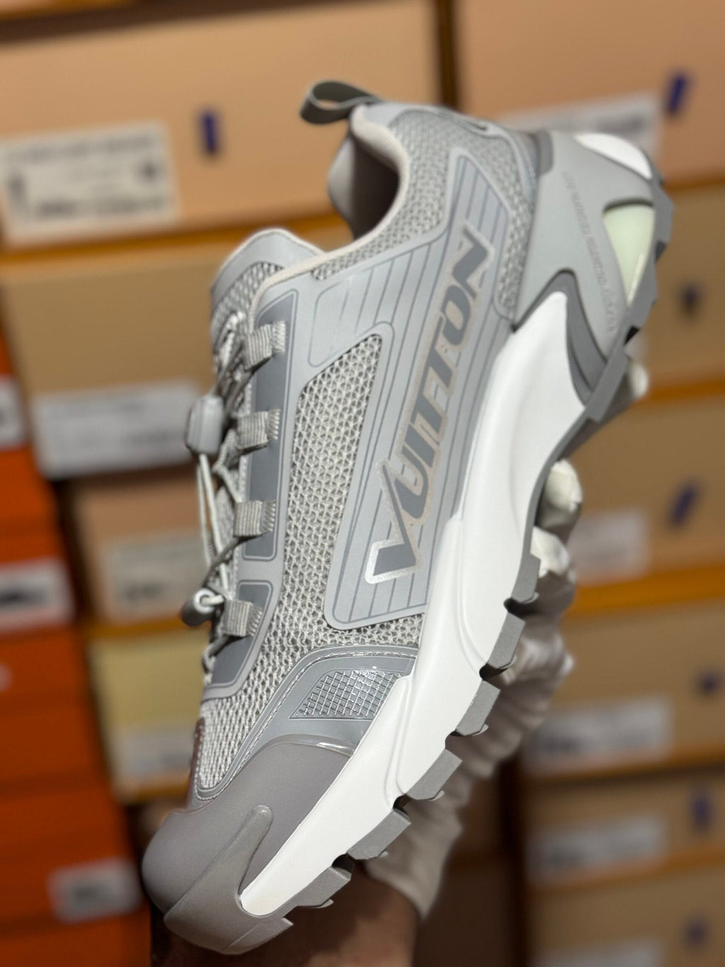 Louis Vuitton LV Runner Tatic Grey Trainers
